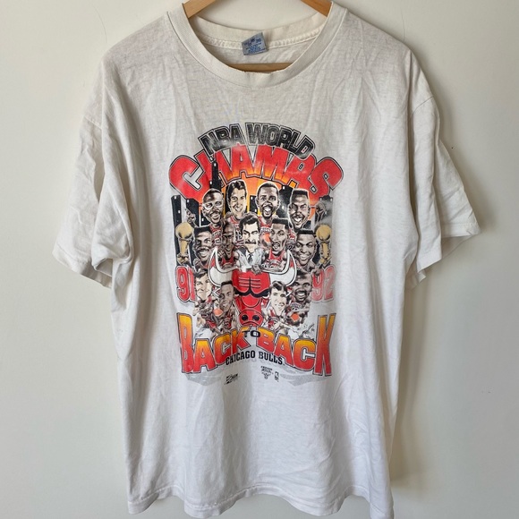 Salem Sportswear Other - Vintage 90’s NBA Chicago Bull Back 2 Back Championships Michael Jordan T…